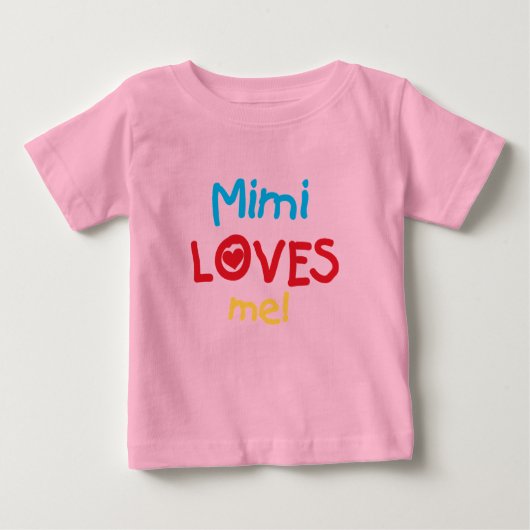 Mimi aime mes t-shirts et cadeaux (Devant)