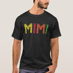 Mimi bakstenen bouwmeester bouwstenen familie M T-shirt