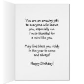 Mimi Birthday, je bent een zegen (Binnen (Rechts))