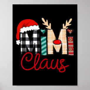 Mimi Claus Rendier Kerstmis Poster