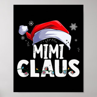 Mimi Claus Xmas familie komt overeen met oma Funny Poster