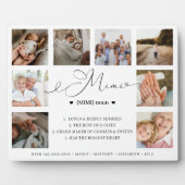 Mimi Definition Script Photo Collage Keepomwille Fotoplaat (Voorkant)