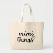 Mimi-dingen Grote Tote Bag (Voorkant)