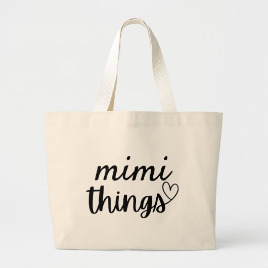 Mimi-dingen Grote Tote Bag (Voorkant)