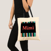 Mimi Joli Sac fourre-tout rayé (Devant (produit))