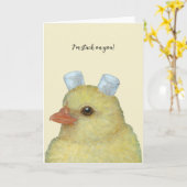 Mimi la carte Peep de Marshmallow (Fleur jaune)