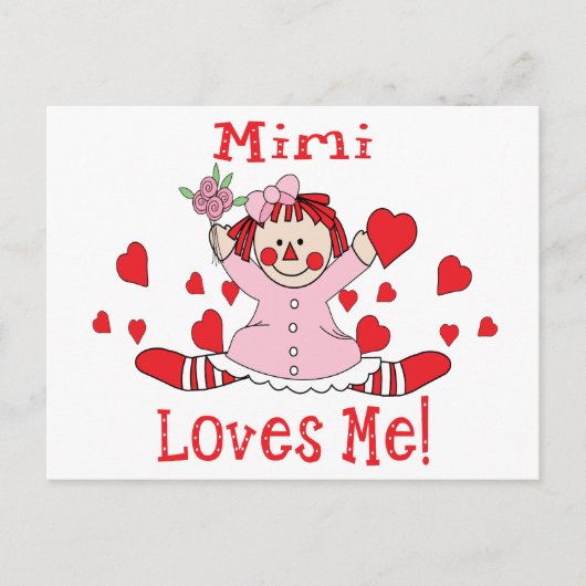 Mimi Love is me Rag Doll Briefkaart (Voorkant)
