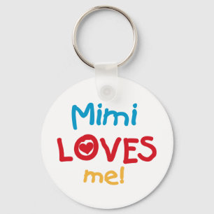 Mimi Loves Me T-shirts en geschenken Sleutelhanger