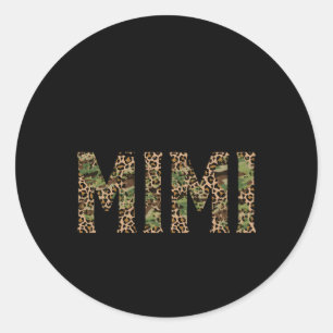 Mimi Luipaard Oma Mimi van Mimi Ronde Sticker
