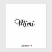 Mimi Naam - Handgeschreven kalligrafie Sticker (Vel)