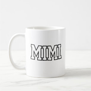Mimi Naam Typography Ontwerp Koffiemok