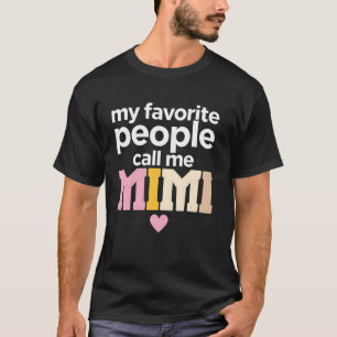Mimi Oma Cadeaus Van Kleinkinderen Schattige Mimi T-shirt