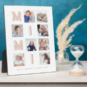 MIMI Pink Letters Grandma Photo Collage Keepslag Fotoplaat (Zijkant)