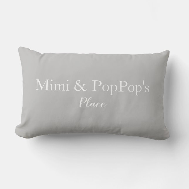 Mimi Pop Pop Place Home Grootouder Kussen (Voorkant)