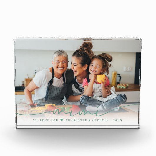 Mimi Script Overlay | We houden van je fotoblok (Voorkant)