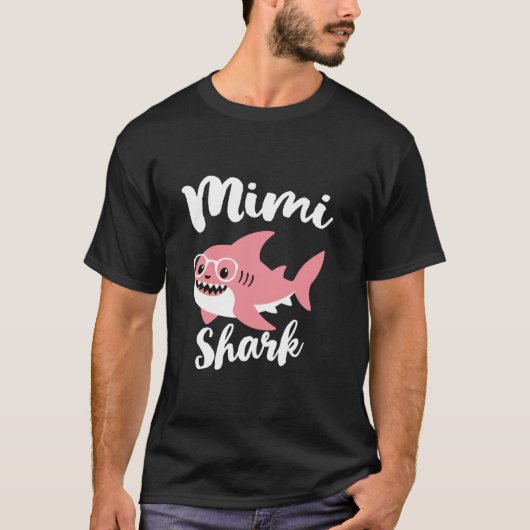 Mimi Shark Moederdag Oma Grappig T-shirt (Voorkant)