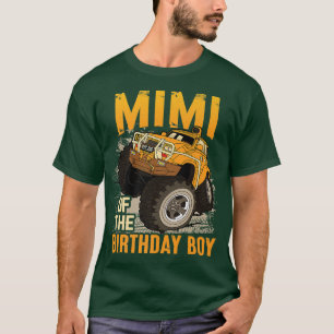 Mimi van de Birthday Boy Monster Truck Birthday Gr T-shirt