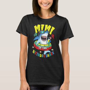 Mimi van de verjaardagshaai bijpassende familie t-shirt