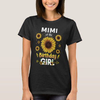 Mimi van de Zonnebloem van de Birthday Girl T-shirt