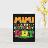 Mimi van het verjaardagsjongensspel Gaming Family  Kaart (Gele Bloem)