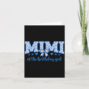 Mimi van The Birthday Girl Blue Chinoiserie Bloem Kaart