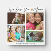 Mimi We houden van je | Grootkinderen 4 Foto-colla Fotoplaat (Voorkant)