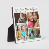 Mimi We houden van je | Grootkinderen 4 Foto-colla Fotoplaat (Voorkant)