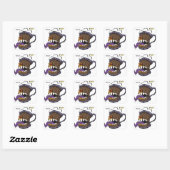 Mimic Vierkante Sticker (Vel)