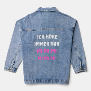 Mimimimi Work Kantoor Nerve Saw Jammer Denim Jacket