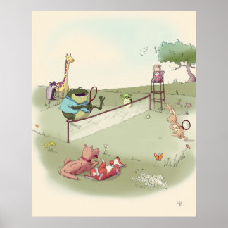 MiMiMiVentures - Iedereen voor Tennis Canvas Poster