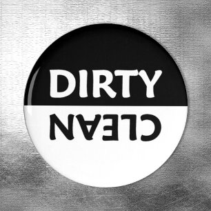 Miminalialist zwart-wit schoon vuil magneet