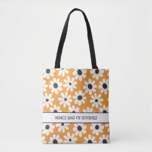 Mimi's Bag of Goodies Boho Daisy canvas tas