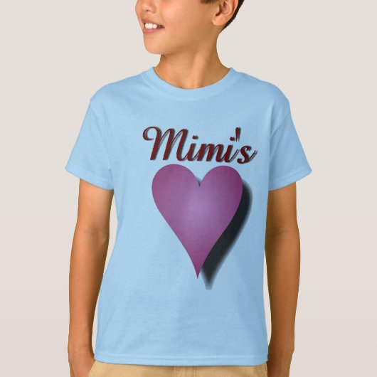 Mimi's hart t-shirt (Voorkant)