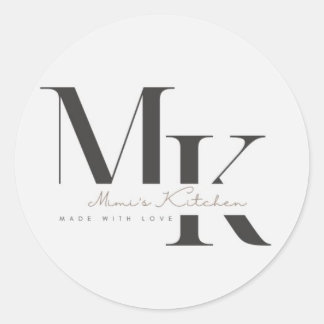 Mimi's Keuken Logo Ronde Sticker
