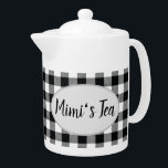 Mimi's Tea Buffalo Check Motif<br><div class="desc">Profitez de notre motif à chèques buffles.</div>