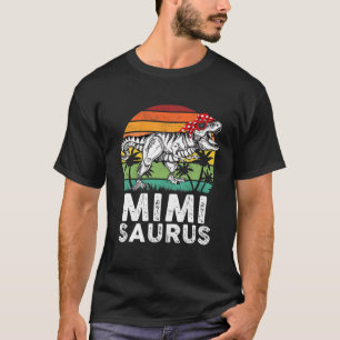 Mimisaurus Funny T Rex Dinosaur Mimi Saurus T-shirt