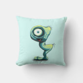 Mimo Een Schattig Mini Monster Kussen (Voorkant)