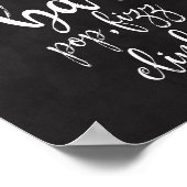 Mimosa Bar-bord 8x10 bruiloft Poster (Hoek)