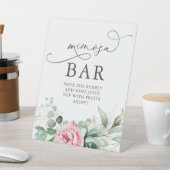 Mimosa Bar Bord Voor Bruidsuitje Brunch Reclamebord Met Voetstuk (Insitu)