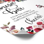 Mimosa Bar Bruidsfeest Borrel Poster (Hoek)