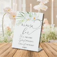 Mimosa Bar Elégant panneau de douche de mariée orc