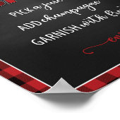 Mimosa Bar Flanel Fl Poster (Hoek)