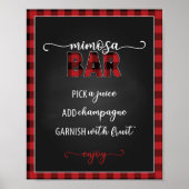 Mimosa Bar Flannel, 8 x 10 Poster/teken Poster (Voorkant)