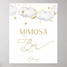 Mimosa Bar-teken, Baby shower game-Poster Poster
