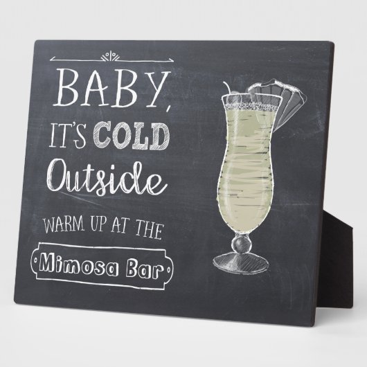 Mimosa Bar-teken Fotoplaat (Zijkant)