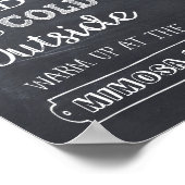 Mimosa Bar-teken Poster (Hoek)