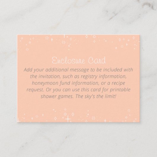 Mimosa Champagne Bellini Peach Vrijgezellenfeest Informatiekaartje (Voorkant)