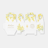 Mimosa First Communion Gable Bedankdoosjes (Uitgevouwen)