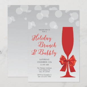 Mimosa Glass Brunch et Bubbly Invitation