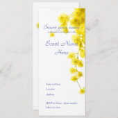 Mimosa Kaart (Voorkant / Achterkant)